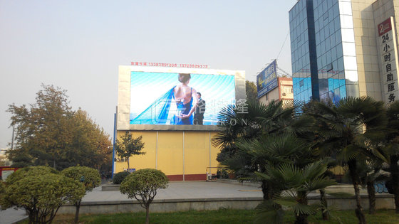 China Lightweight Outdoor Full Color LED Display Waterproof PH10 Pixel Pitch 8mm supplier