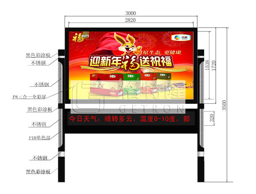China Commercial Advertising Led Billboard Signs SMD High Brightness supplier