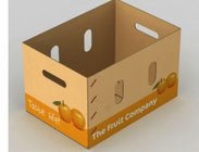 Colorful Vegetables Packing Boxes Custom Corrugated Box For Tomato Packaging
