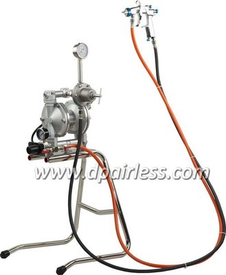 DP-K17 Double Diaphragm Pump With W101 Spray Gun For Automotive Furniture Fine Finish Painting
