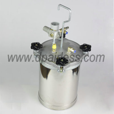 DP–T10SS Stainless Steel Paint Tank 10 Liter