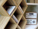 Modern europe style diy melamine display CD shelf/CD racksSimple design wooden CD rack supplier