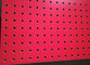 1220*2440*5mm Melamine MDF pegboard/perfotated board for display supplier