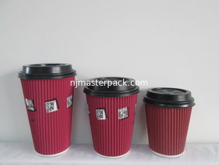China High quality Disposable hot sale Ripple paper cups supplier