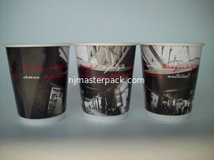 China Eco-friendly double wall PLA  paper coffee cups supplier