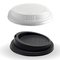 Biodegradable Eco-Friendly PLA  80mm 90mm  White Black Coffee Cup Cpla Lids supplier