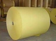 best quality yellow siliconized release paper jumbo roll