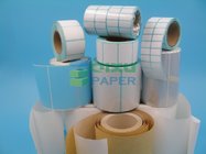 supply adhesive barcode sticker label paper material jumbo rolls