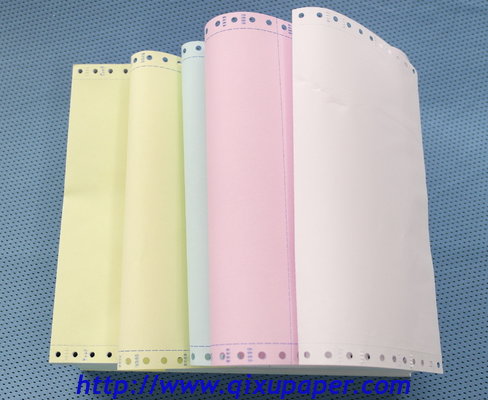 pink yellow blue green color offset bank NCR paper sheets forms