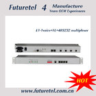 China Fiber Optical E1 interface 1voice  Ethernet 4RS232 multiplexer manufacturer