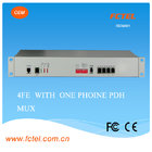 China SNMP,LED, Physical  isolation，  16 E1 TO  4FE/GE  PDH Fiber  multiplxer manufacturer