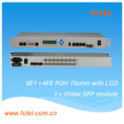 China 8E1+4ETH+console with physical isolation （stand alone） PDH Fiber Optical Multiplexer company