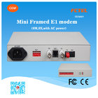 China FCTEL Mini Framed E1 Optical Fiber Modem manufacturer