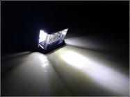 60W 4Inch cube Full Reflector Side Luminate led work light 12v led light bar 10-30V led work lamp spot flood combo drivi