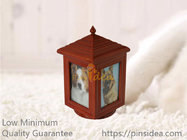 Good Quality Matte Oak Color Birch Wood Affordable Pet Aftercare Photo Frame Monument Urn Box. Quality Guarantee