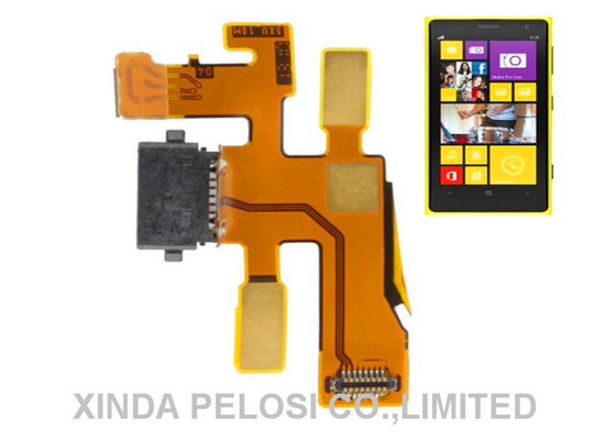Original Nokia Spare Part Cell Phone Flex Cable Replacement Metal Material