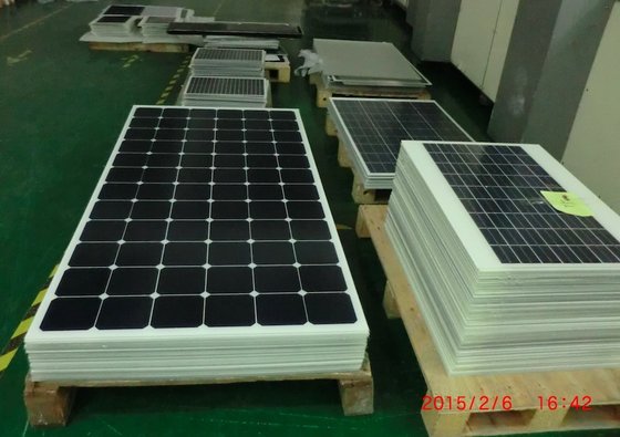 Monocrystalline Solar Panel Alternative Energy , Industrial Solar Excellent Heat Dissipation