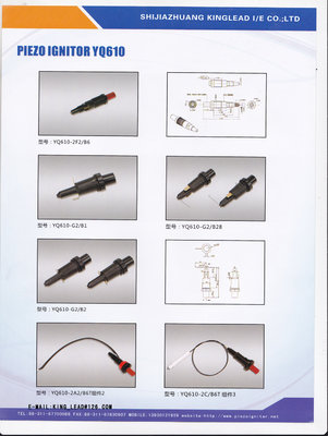 piezo igniters for gas stove;gas water heaters;other heating elements
