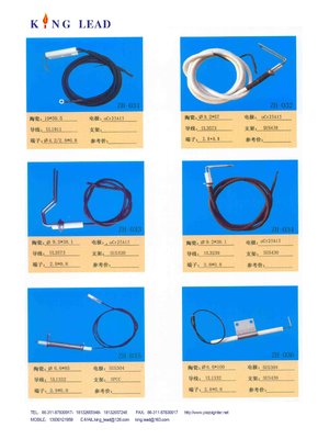 water heater ignition electrode;ceramic probe;ceramic ignitors;oven ignition electrodes