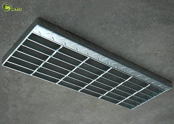 China Serrated Steel Grid Plate Stair Galvanized Slip Drainage Trench Platform Cover supplier