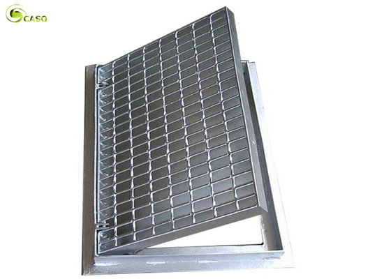 China Pressure Locked Box Galvanised Steel Bar Drain Trench Grating Cover With Frames supplier
