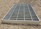 Hot Dip Galvanized Catwalk Drain Cover Serrated Twisted Cross Steel Bar Grating supplier