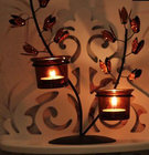 European rural life decoration Wrought iron candlestick