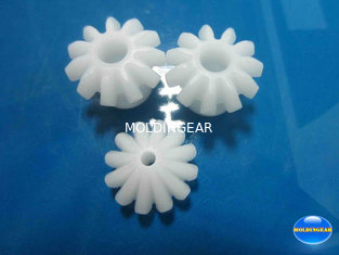 Customized manufacture of designed plastic bevel gear for toy car