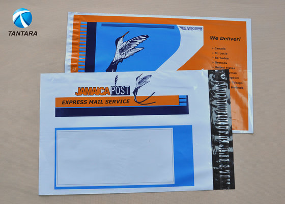 China Tamper proof Plastic Courier Bags for Express / delivery with self sealing supplier