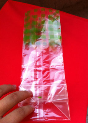 China Transparent OPP Flat Bottom Bag , Chocolate Square Bottom Bags supplier