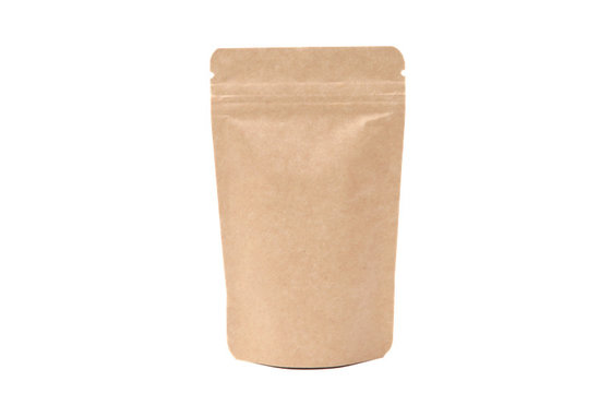 China Kraft Paper Stand up Tea Packaging Bags , Stand up Bag supplier