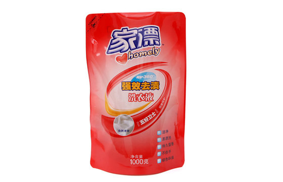 China Eco-Friendly Plastic Packaging Bags , Washing Detergent Bag supplier
