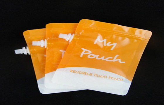 China Plastic Standing liquid Spout Pouches for for Juice and Detergent Packaging supplier