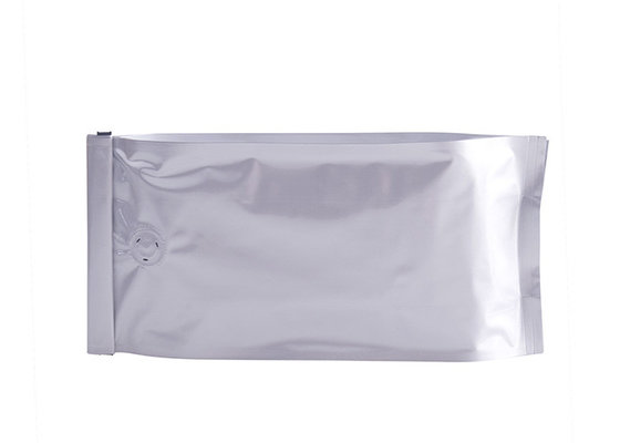 China Aluminum Foil Food Grade Side Gusset Tin Tie Coffee Package Bag With Valve supplier