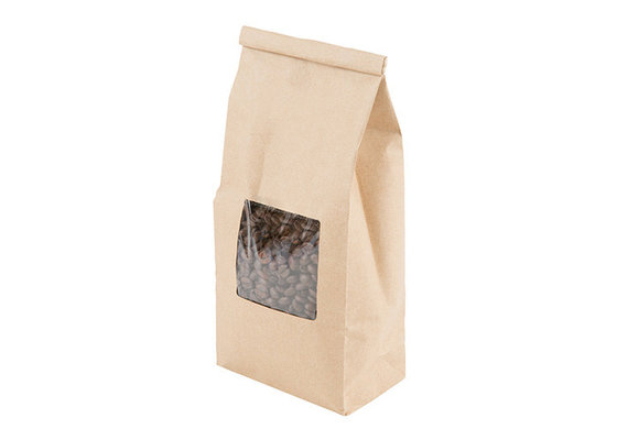 China Small Kraft Paper Tin Tie Sealable Coffee Tea Packaging Bags Wholesale supplier