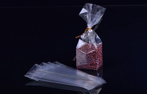 China Stand Up Block Bottom Bags OPP Cello BOPP Transparent for Candy / Chocolate supplier