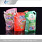 Household Washing Liquid Packaging Bags Stand Up Spout Pouch in Pink Red supplier