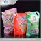 Pink Bottom Gusset Bag Spout Pouches With Cap At Corner For Shampoo supplier