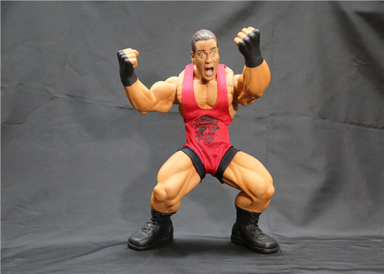 China Customized Collectible Vinyl Toys Muscle Man With Surprised Expression supplier