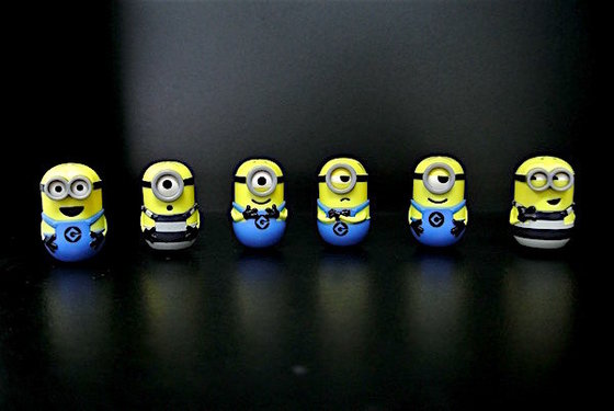 China ABS Material Small Minion Figures , Despicable Me Minion Toys For Kids supplier