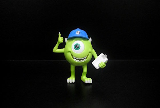 China Green Color Body Little Collectible Toys 2 Inch Tall From Monsters University supplier