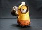 Hawail Style Minions Cartoon Shampoo Bottle With Cute Weapon Yellow / Brown Color supplier