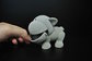 Customized Plastic Toy Figures Pile Flocking Dog 3.5 Inch For Children supplier
