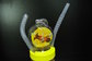 Yellow Cartoon Water Bottle , Windmill Style Kids Water Bottles With Fun supplier