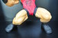 Customized Collectible Vinyl Toys Muscle Man With Surprised Expression supplier