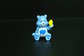 Rainbow Color Key Ring Plastic Toy Figures Care Bear Sell For Collection For kids supplier