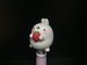 Ball pen with white rabbit figure rubber sucker Plastic Daily Product used for decoration promotion made of PVC and ABS supplier