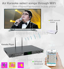 Android system home KTV jukebox karaoke machine with english chinese songs cloud,build in Mic-Echo-in