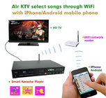 Professional home ktv karaoke player sing machine hd jukebox with songs cloud,support  H.265 video, build in AGC/AVC