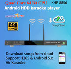 Android Home KTV Karaoke Player HD Machine,Download English Songs From cloud,support video with H.265